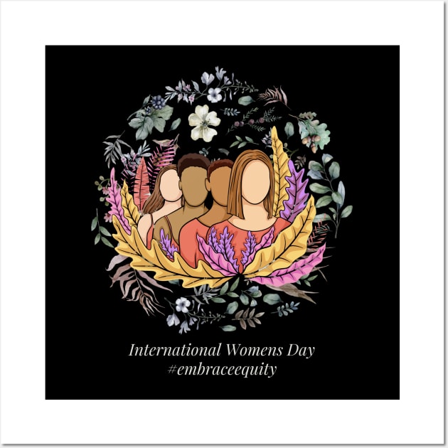 international women's day 2023 embrace equity 2023 Wall Art by Ballari